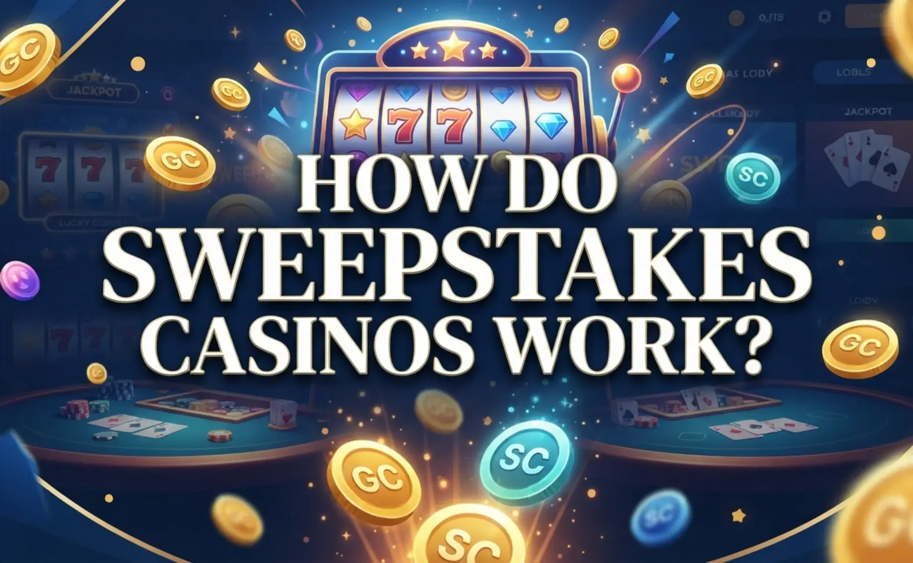 how do sweepstakes casinos work