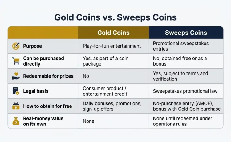 virtual coins comparison table