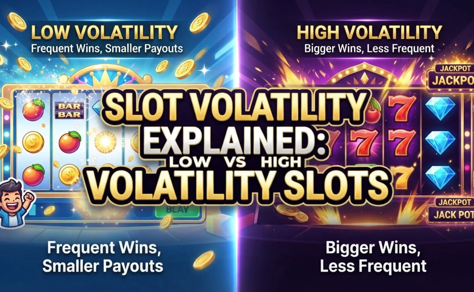 slot volatility low vs high blog banner
