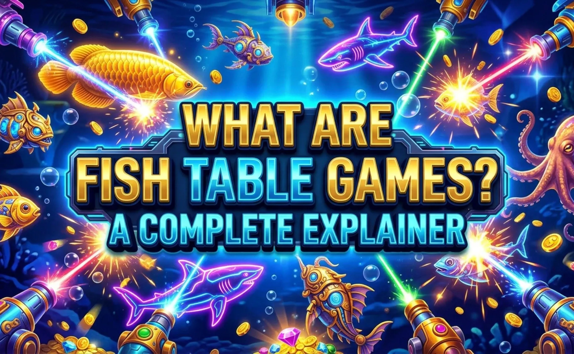what are fish table games